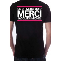 T-shirt Jacquie & Michel Blanc ou Noir