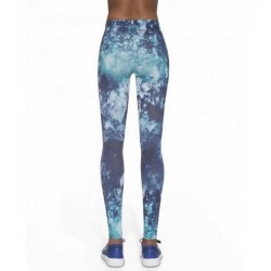 LAGUNA Legging de Sport Bas Bleu