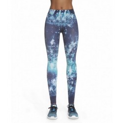 LAGUNA Legging de Sport Bas Bleu