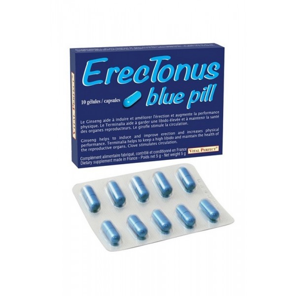 Erectonus Blue Pills - 10 gélules Vital Perfect