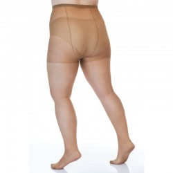 Collants grande taille 20 deniers Beige Lida