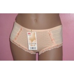 Culotte coton abricot