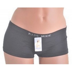 Shorty W2123 microfibre noir