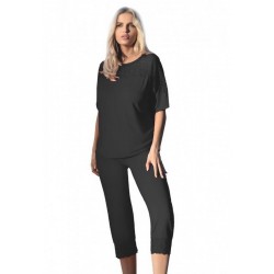 ARA Pyjama en viscose DKKaren noir