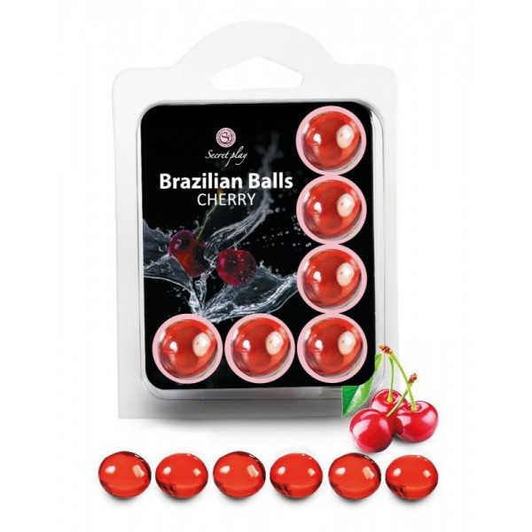 Boite de 6 Brazilian Balls cerise