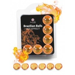 6 Brazilian Balls - effet chaud