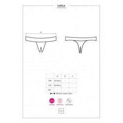 LETICA String ouvert Obsessive tailles