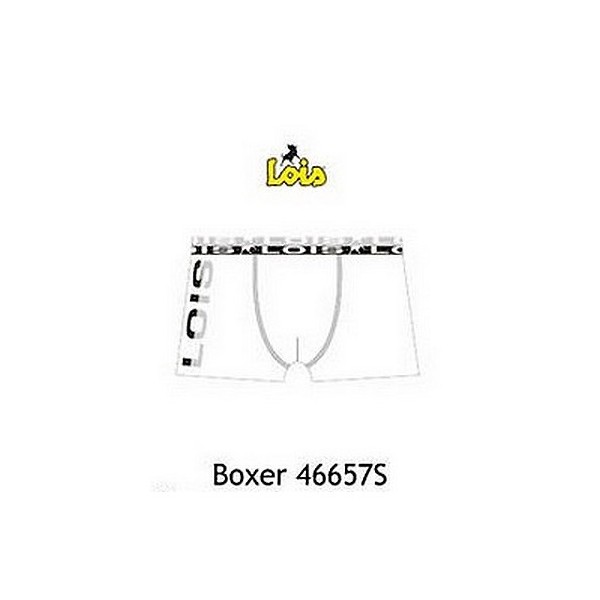 Boxer Essential Blanc ou Noir Lois