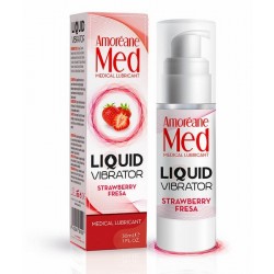 Liquid Vibrator Lubrifiant gourmand Amoreane fraise