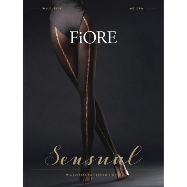 Wild Side Collants 60 DEN - Noir Fiore