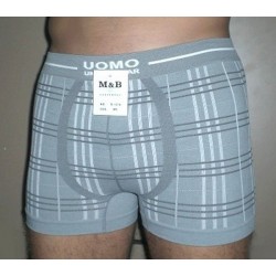 Boxer microfibre gris