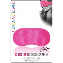 Masque Desire Obscure satin noir Clara Morgane rose