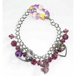 Bracelet perles 21526 Mauve
