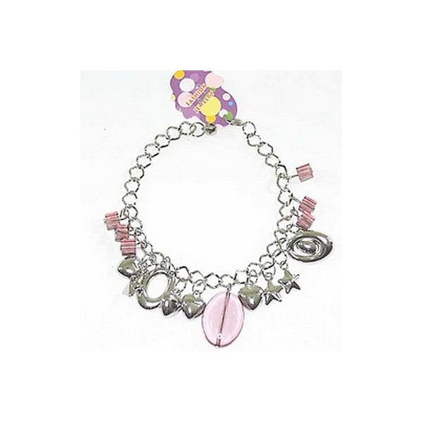 Bracelet perles 21540 Rose