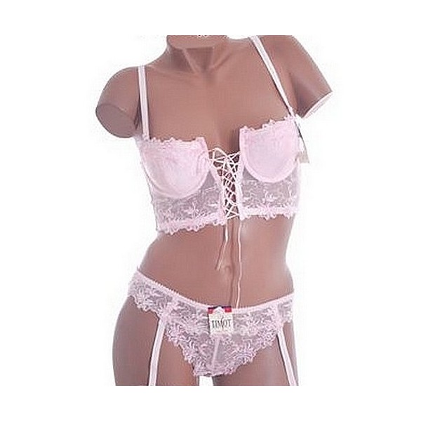 Bustier dentelle 127 Rose