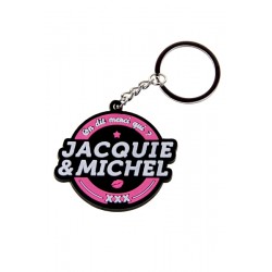 Porte-clés Jacquie et Michel logo rond