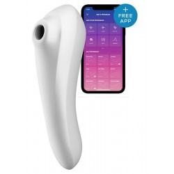 Dual Pleasure Stimulateur connecté Satisfyer blanc