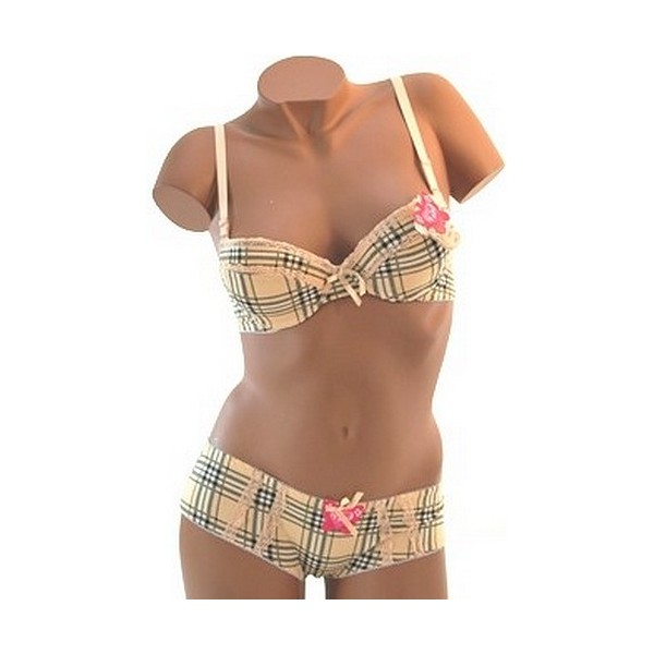 Ensemble Soutien gorge C2808 Creme Ensemble Soutien gorge C2808 Creme