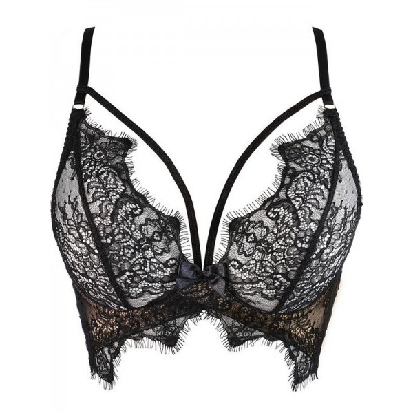 Semi corset V-9501 Noir Axami Semi corset V-9501 Noir Axami