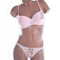 Ensemble avec culotte 8007 Rose