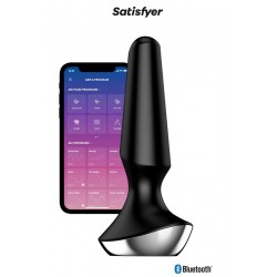 Plug anal vibrant connecté Satisfyer Plug-ilicious 2 - noir