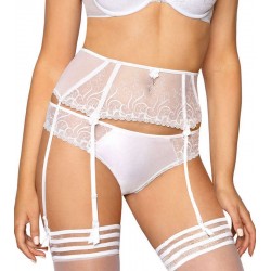 ANUK Porte jarretelles blanc Lingerie Roza