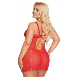 ALDONA Nuisette SoftLine Rouge  Collection Grande Taille dos