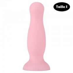 Plug anal ventouse taille S rose
