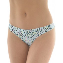 String 6058 Leopard Invisible blanc