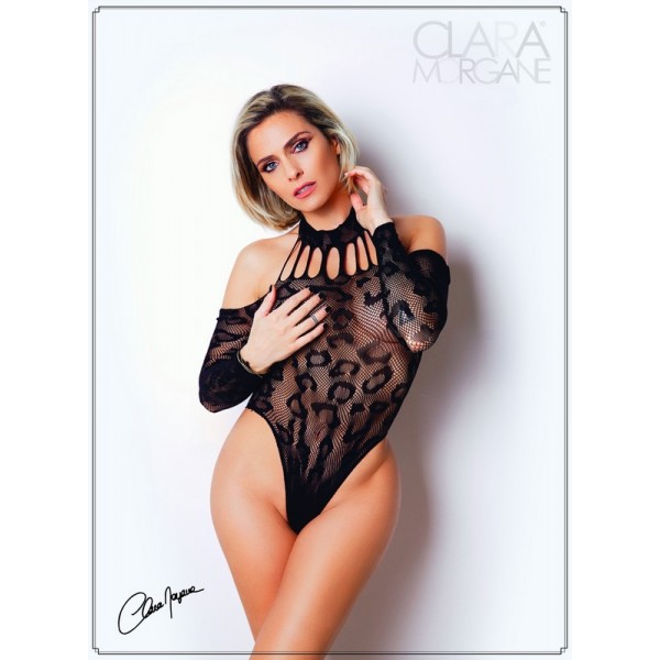 Body string résille Clara Morgane