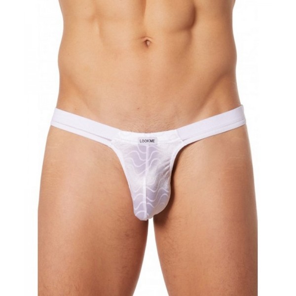 WAVE Slip satiné Blanc Look Me WAVE Slip satiné Blanc Look Me