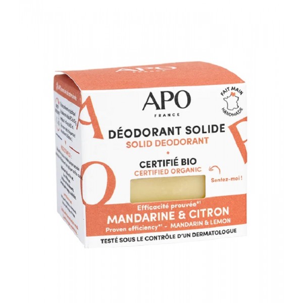 Déodorant solide bio Agrumes - Apo Déodorant solide bio Agrumes - Apo