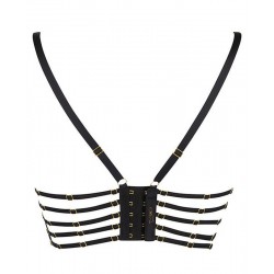 Semi corset V-10081 Noir Axami dos