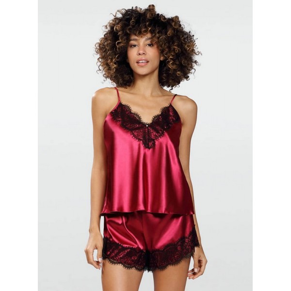 TIMA Pyjama court en satin DKaren TIMA Pyjama court en satin DKaren