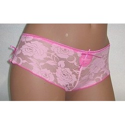 Shorty 50601 dentelle rose