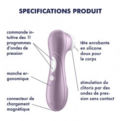 Stimulateur clitoridien Satisfyer Pro 2 violet
