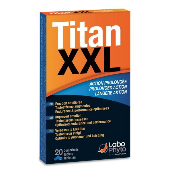 Titan XXL 20 gélules LaboPhyto