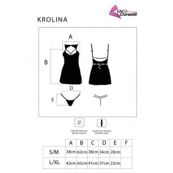 Krolina Nuisette Livco Corsetti tailles