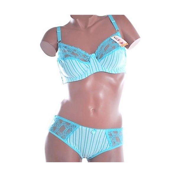 Ensemble avec culotte 21915 Turquoise Ensemble avec culotte 21915 Turquoise