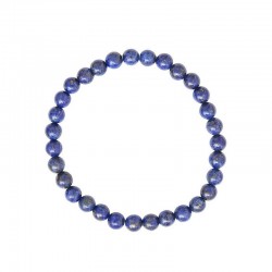Bracelet Lapis Lazuli – Pierres boules 6mm