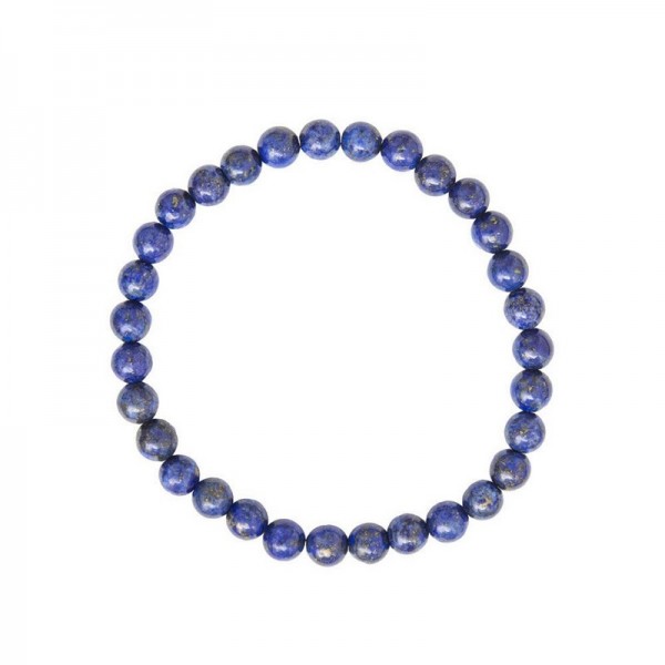 Bracelet Lapis Lazuli – Pierres boules 6mm Bracelet Lapis Lazuli – Pierres boules 6mm