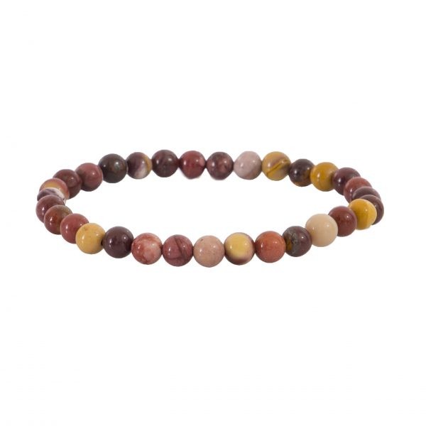 Bracelet Jaspe Mokaite – Pierres boules 6mm Bracelet Jaspe Mokaite – Pierres boules 6mm