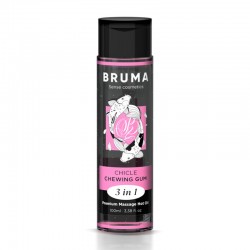 Huile de Massage Premium Effet Chaleur - Bruma Chewing gum