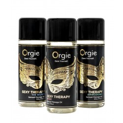 Coffret 3 huiles de massage sensuel Sexy Therapy - Orgie