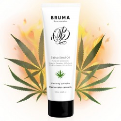 Gel glissant effet thermique cannabis - Bruma