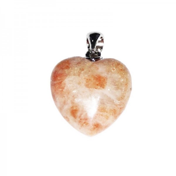 Pendentif Pierre de soleil coeur Pendentif Pierre de soleil coeur