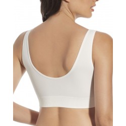 LETIANA Soutien gorge brassière Selene blanc