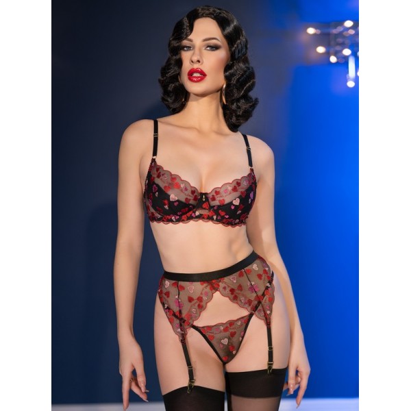 Ensemble dentelle CR-4694 Chilirose Lingerie Ensemble dentelle CR-4694 Chilirose Lingerie