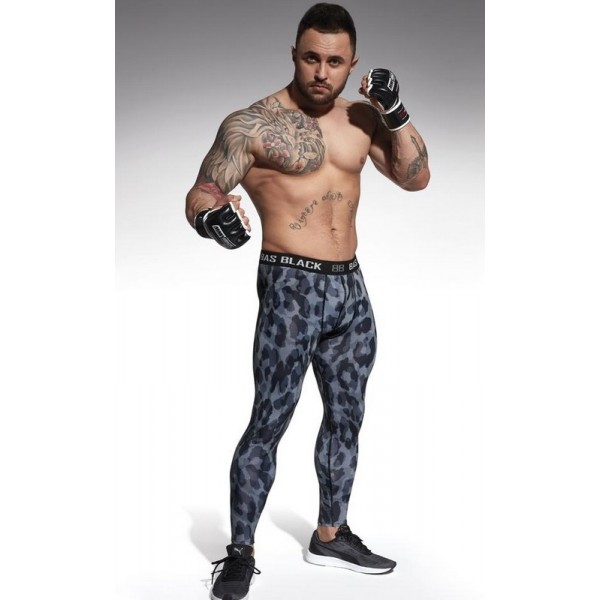 Alien Legging de Sport homme Bas Bleu Alien Legging de Sport homme Bas Bleu