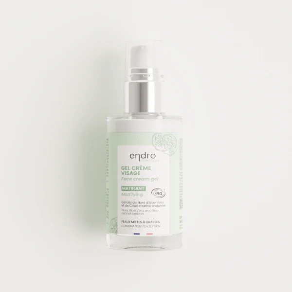 Gel-Crème visage matifiant - Endro Gel-Crème visage matifiant - Endro